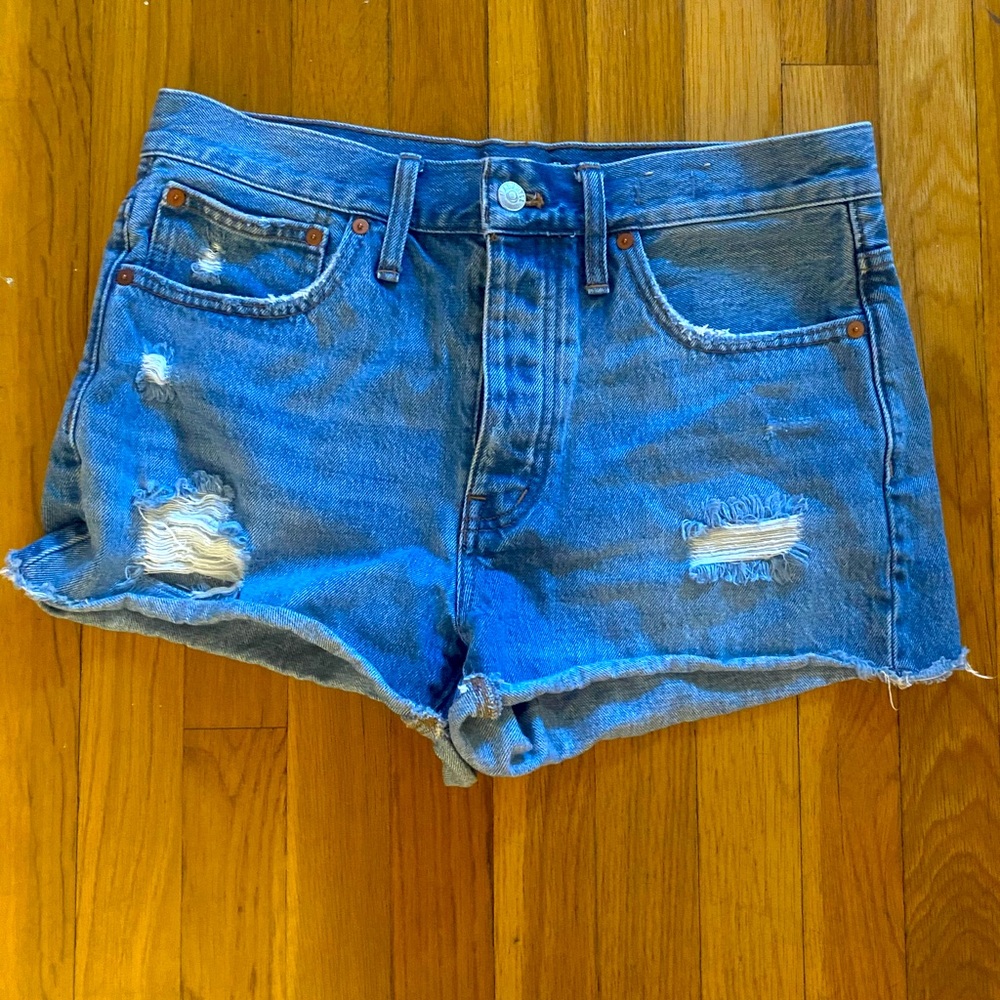 Madewell relaxed denim shorts